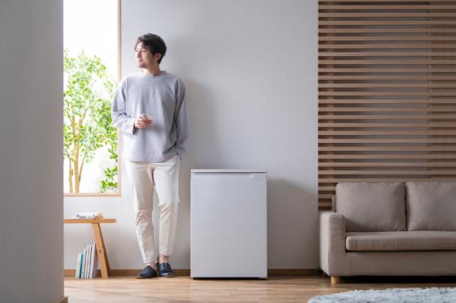 アイリスオーヤマ KUSN-7A-W 66L 冷凍庫【右開き】ホワイト【フリーザー】IRIS[KUSN7AW] 返品種別A_9