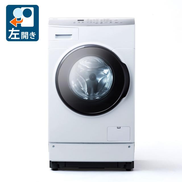 アイリスオーヤマ FLK852-W 8kg ドラム式洗濯乾燥機【左開き】ホワイトIRIS[FLK852W] 返品種別A