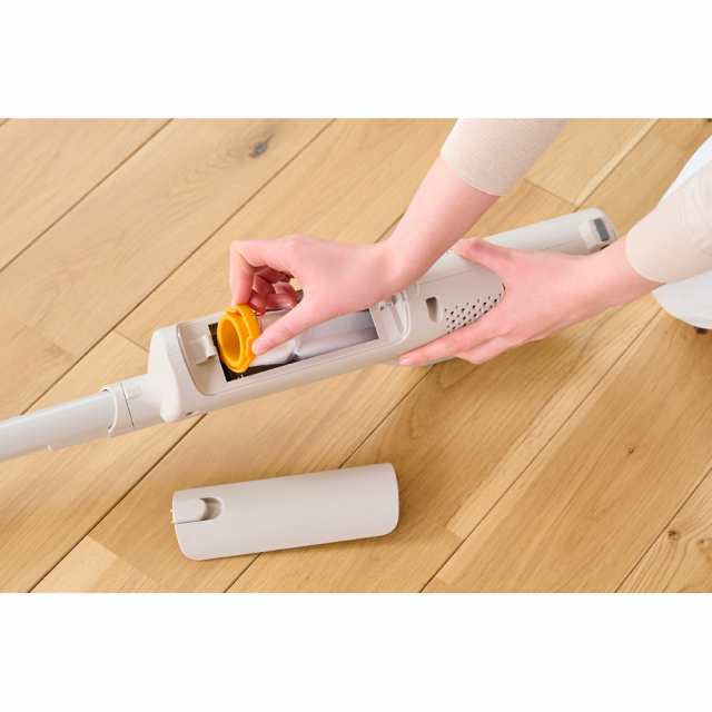 アイリスオーヤマ 紙パック式スティッククリーナー 充電式 自走