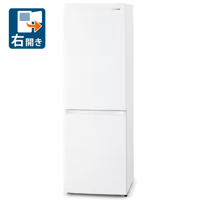 アイリスオーヤマ IRSN-I30A-W 301L 2ドア冷蔵庫（ホワイト）【右開き】IRIS[IRSNI30AW] 返品種別A