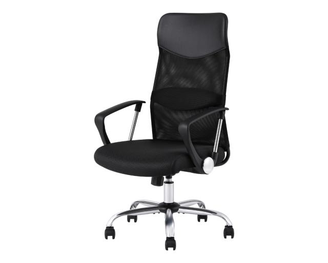 アイリスオーヤマ OFC-MBHRブラツク メッシュバックチェアハイバック (ブラック)IRIS[OFCMBHRブラツク] 返品種別A_1