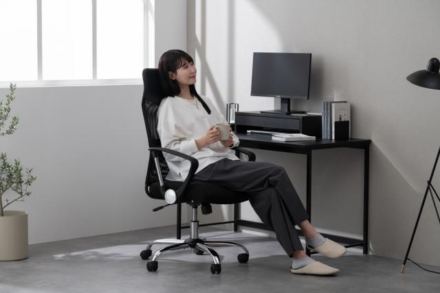 アイリスオーヤマ OFC-MBHRブラツク メッシュバックチェアハイバック (ブラック)IRIS[OFCMBHRブラツク] 返品種別A_3