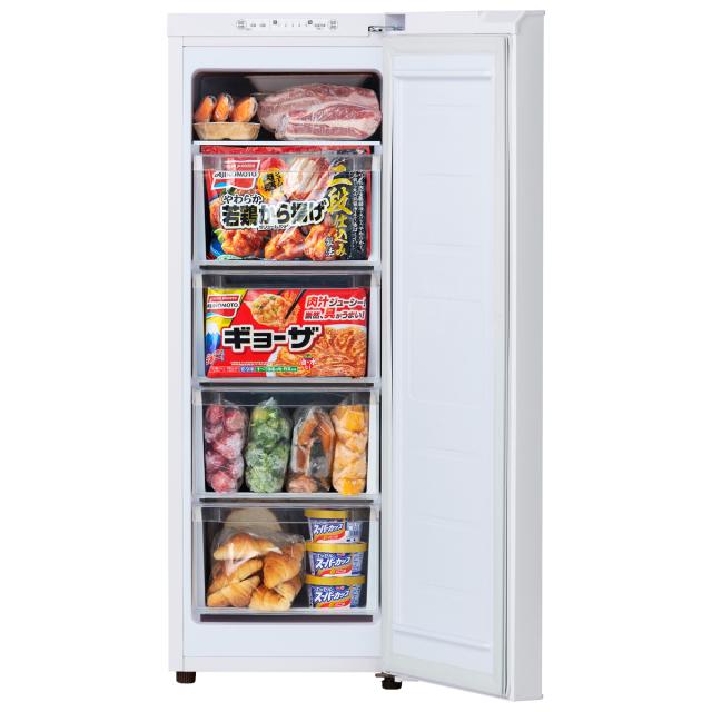 アイリスオーヤマ 【2025年モデル】80L 冷凍庫【右開き】ホワイト