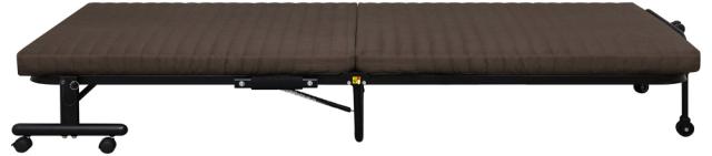 アイリスオーヤマ OTB-BRR 折りたたみベッド 幅945×奥行2000×高さ350mm（ブラウン）IRIS[OTBBRR] 返品種別A_2