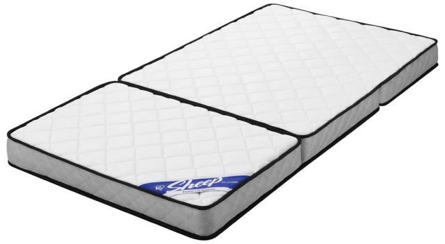 アイリスオーヤマ PMTS11HR-3S 3つ折りポケットコイルマットレス 11cm かため シングル（ホワイト）IRIS[PMTS11HR3S] 返品種別A
