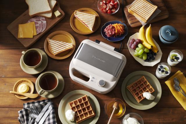 ビタントニオ VWH-600-I ワッフル＆ホットサンドベーカー