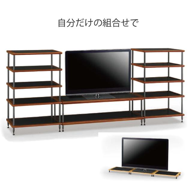 朝日木材加工 SN-3060DM オーディオラック4段・ダークカラーADK SUONI