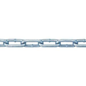 ニッサチェイン IW2065 鉄ユニクロ溶接リンクチェイン　線径6.5mm×全長30mチェーン[IW2065] 返品種別B