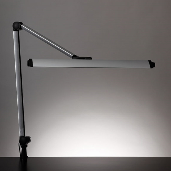山田照明 Z-208LEDSL LEDデスクスタンド（シルバー）Z-LIGHT　クランプタイプ[Z208LEDSL] 返品種別A