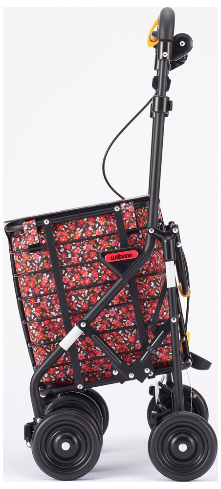 ウィズワン ショッピングベストPLハナガラ シルバーカート（花柄）ショッピング　ベストパルFL[シピングベストPLハナガラ] 返品種別A_1