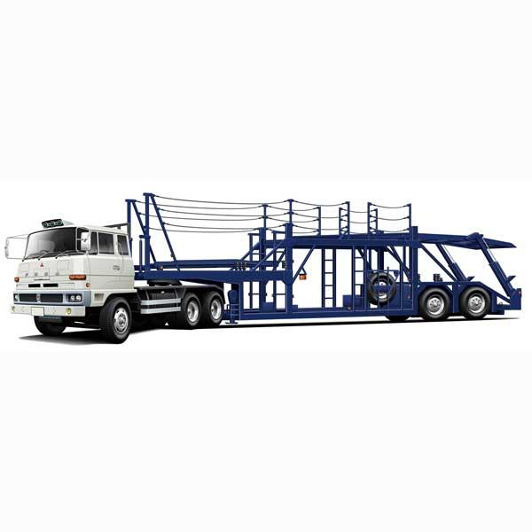 フジミ 1/24 トラックシリーズNo.1 三菱ふそう FV ハイキャブ トラクタ＆トランスポーター【24TR-1】プラモデル 返品種別B