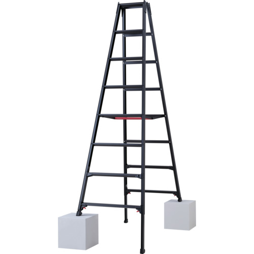 長谷川工業 RYZB-24A 伸縮脚立(ブラックレーベル)RYZB-24(10141) 8尺【他商品との同時購入不可】メーカー直送品(沖縄県・離島はお届け対象外となります) Hasegawa[RYZB24A] 返品種別B 20,930円