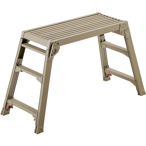長谷川工業 DRS-0780c(BE) 脚部伸縮式足場台(サンドベージュ)ハセガワ[DRS0780CBE] 返品種別B