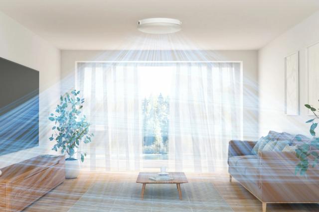 スワン FCE-570NA-UZ 12〜14畳用　LEDシーリングファン（ナチュラル）除菌・脱臭機能付き　SWAN　UZUKAZE3[FCE570NAUZ] 返品種別A_4