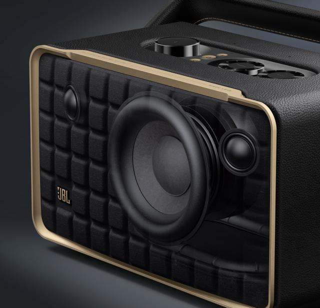 JBL JBLAUTH300BLKJN Bluetooth対応 ポータブルワイヤレススピーカーJBL AUTHENTICS 300[JBLAUTH300BLKJN] 返品種別A_12