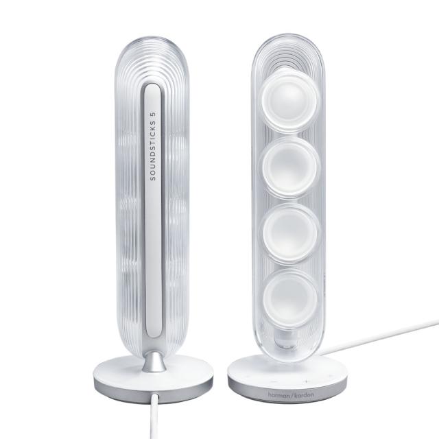 ハーマン HKSOUNDSTK5WJN Bluetoothスピーカーシステム（ホワイト）Harman Kardon SoundSticks 5[HKSOUNDSTK5WJN] 返品種別A_3