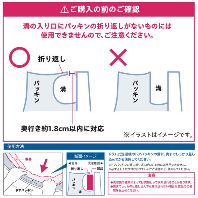 コジット ドラム式洗濯機ドアパッキンすき間フィルター COGIT ドラムシキセンタクキスキマフイルタ-返品種別A 付属品・消耗品・アクセサリ