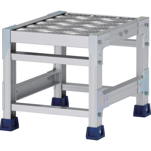 アルインコ CSBC133S 作業台(天板縞板タイプ)1段 天板寸法300×400mm 高0.3m【他商品との同時購入不可】メーカー直送品(沖縄県・離島はお届け対象外となります)[CSBC133S] 返品種別B