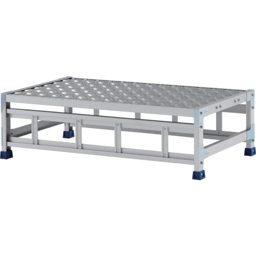 アルインコ CSBC131WS 作業台(天板縞板タイプ)1段 天板寸法1000×600mm 高0.3m【他商品との同時購入不可】メーカー直送品(沖縄県・離島はお届け対象外となります)[CSBC131WS] 返品種別B