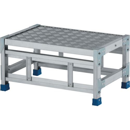 アルインコ CSBC136S 作業台(天板縞板タイプ)1段 天板寸法600×400mm 高0.3m【他商品との同時購入不可】メーカー直送品(沖縄県・離島はお届け対象外となります)[CSBC136S] 返品種別B