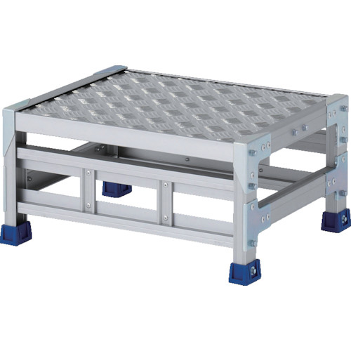 アルインコ CSBC125S 作業台(天板縞板タイプ)1段 天板寸法500×400mm 高0.25m【他商品との同時購入不可】メーカー直送品(沖縄県・離島はお届け対象外となります)[CSBC125S] 返品種別B