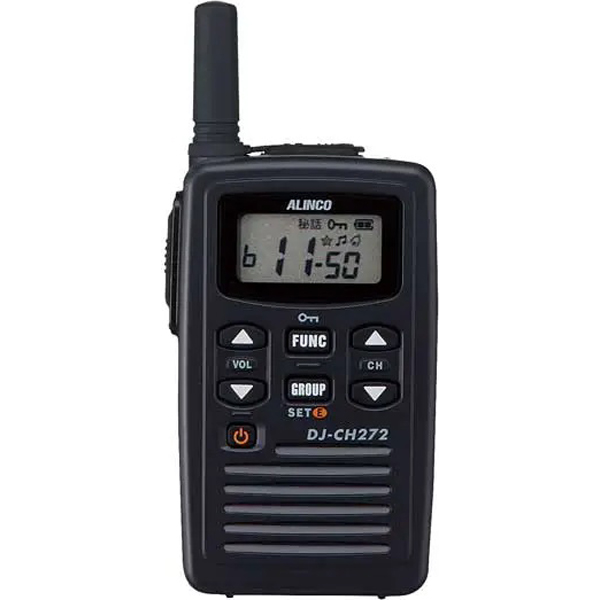 アルインコ DJ-CH272S 特定小電力トランシーバー（ブラック）ALINCO[DJCH272S] 返品種別A