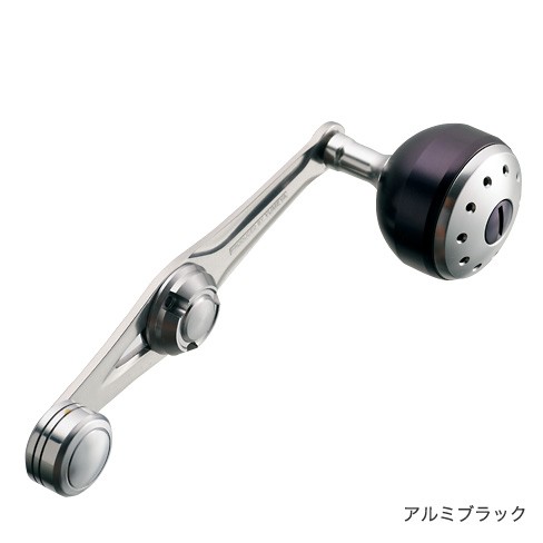 シマノ 030511 夢屋 パワーバランスハンドル 65mm(アルミブラック) ハンドルBH-1 ノブASHIMANO YUMEYA[030511シマノ] 返品種別A