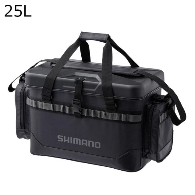 シマノ ロックショア タフタックルバッグ 25L (ブラック) ロックショアタフタックルバッグ25L返品種別A