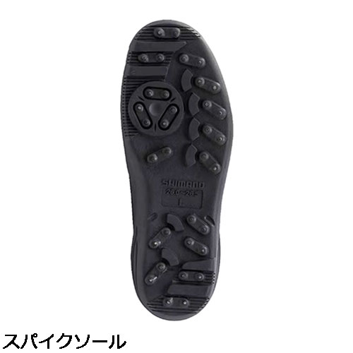 シマノ 107817 ジップアップブーツ スパイク M（ブラック）SHIMANO FB-040X[107817シマノ] 返品種別A_3