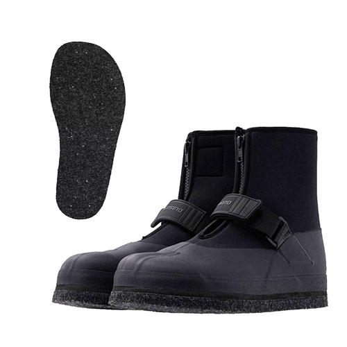 シマノ 109040 カットフェルトタビ 中割 2XL（ブラック）SHIMANO FT-043X[109040シマノ] 返品種別A