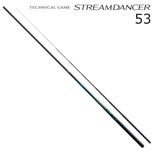 シマノ 24テクニカルゲーム ストリームダンサー 53 24 テクニカルゲーム ストリームダンサー 53SHIMANO 渓流竿[339379シマノ] 返品種別A