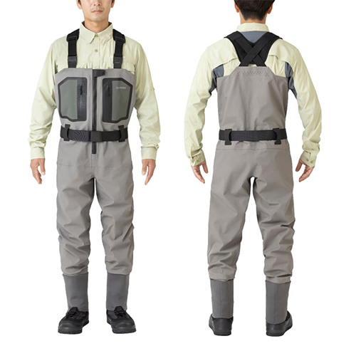 シマノ 599384 DS+4ストレッチウェダー ソックス L（グレーベージュ