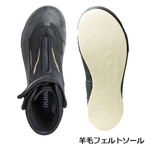 シマノ 807342 リミテッドプロ アユシューズ 羊毛フェルト 25.0cm（ブラック）SHIMANO FS-500V[807342シマノ] 返品種別A