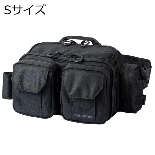 シマノ タフウエストS(ブラック) タフウエスト Sサイズ (ブラック)SHIMANO BW-221W ヒップバッグ[839220シマノ] 返品種別A