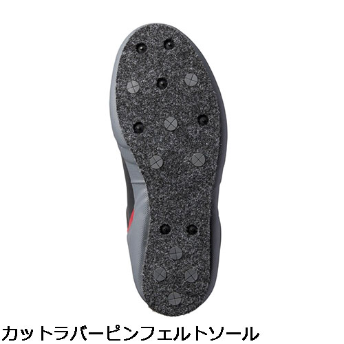 シマノ 841131 スタンダードライトブーツ カットラバーピンフェルト S（ブラック）SHIMANO FB-022W[841131シマノ] 返品種別A_2