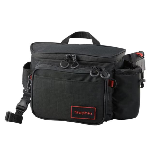 シマノ セフィア ランガンウエスト Mサイズ(ブラック) SHIMANO BW-222W　エギングバッグ セフィアランガンウエストM(ブラック)返品種別A