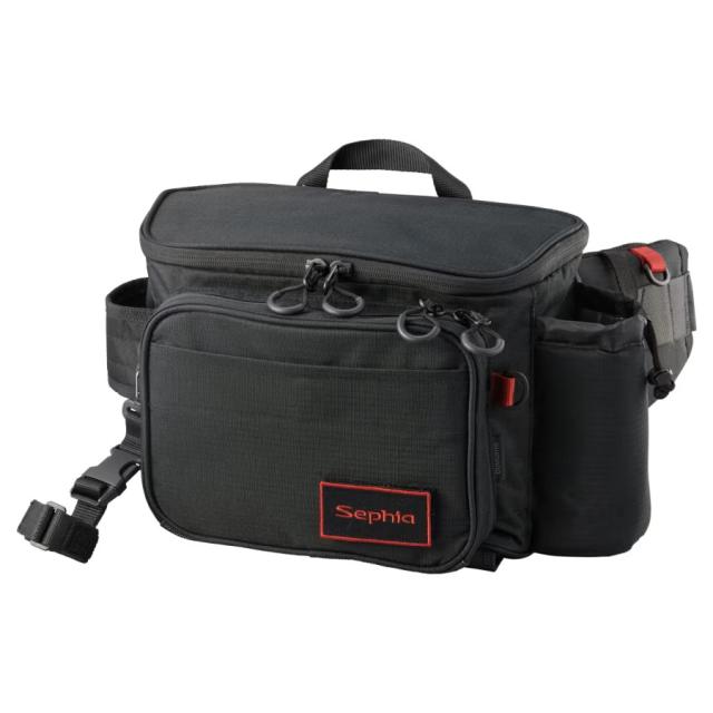 シマノ セフィア ランガンウエスト Lサイズ(ブラック) SHIMANO BW-222W　エギングバッグ セフィアランガンウエストL(ブラック)返品種別A