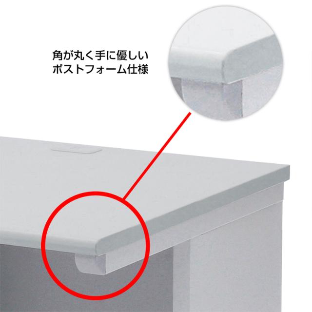 サンワサプライ SH-FD870 オフィスデスク（幅800×奥行700×高さ700mm）パソコンデスク　シンプル　幅80cm[SHFD870] 返品種別A_1