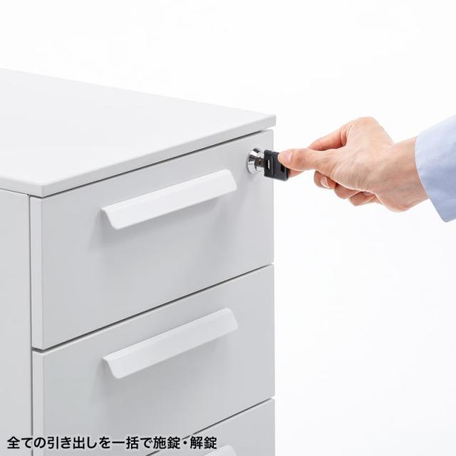 サンワサプライ SNW-107W キャビネット（高さ600mm・奥行き534mm）（ホワイト）[SNW107W] 返品種別A