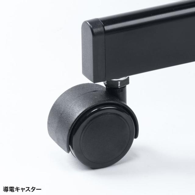 サンワサプライ SNC-D33 導電チェアクリーンルームチェア　導電性　高さ調節　ガス上下調節　背もたれ付[SNCD33] 返品種別A_3