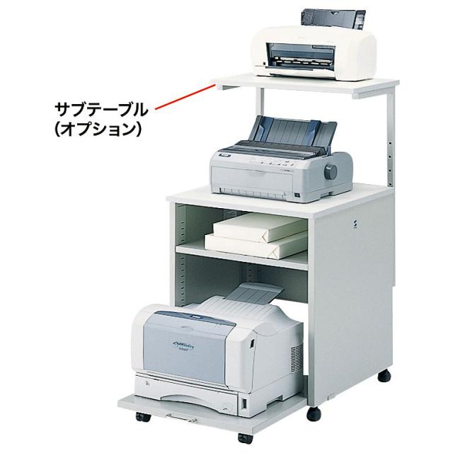 サンワサプライ SPS-060N レーザープリンタステーション（幅600×奥行き600mm）[SPS060N] 返品種別A_1