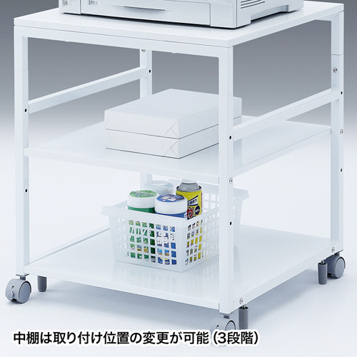 サンワサプライ LPS-T6060 プリンタスタンド（W600×D600×H700mm）[LPST6060] 返品種別A