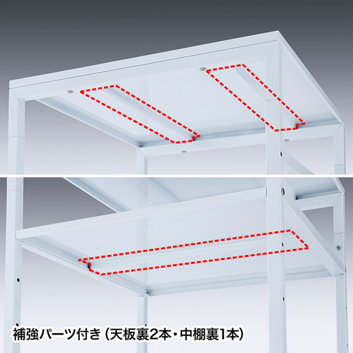 サンワサプライ LPS-T6060 プリンタスタンド（W600×D600×H700mm）[LPST6060] 返品種別A