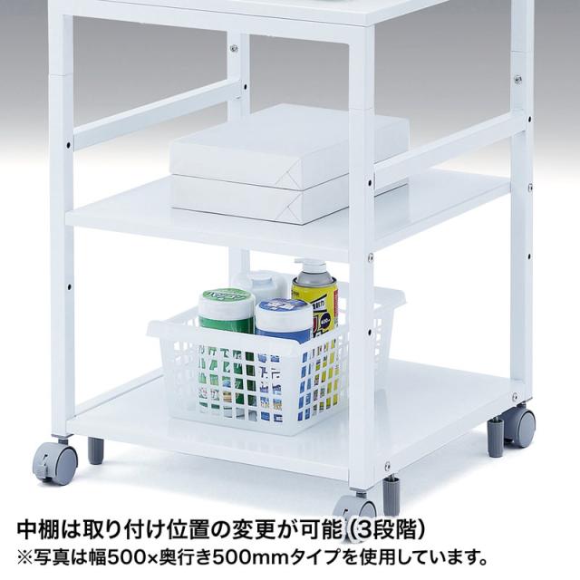 サンワサプライ LPS-T4040 プリンタスタンド(W400×D400×H700・720mm)[LPST4040] 返品種別A