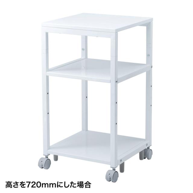 サンワサプライ LPS-T4040 プリンタスタンド(W400×D400×H700・720mm)[LPST4040] 返品種別A