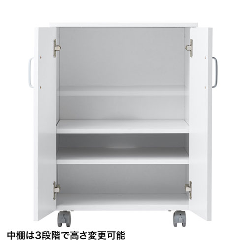 サンワサプライ LPS-119W 扉付きプリンタスタンド[LPS119W] 返品種別A