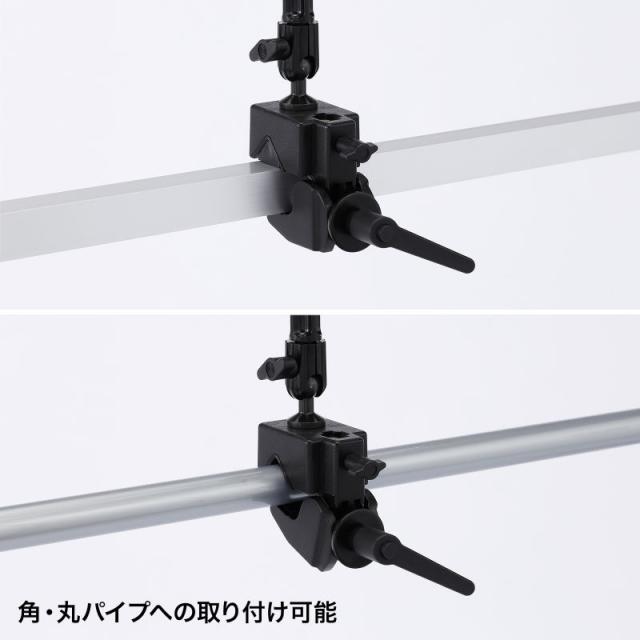 サンワサプライ CR-LATAB22N 7〜11インチ対応タブレットアーム（クランプ式・4関節）[CRLATAB22N] 返品種別A_7