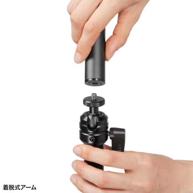 サンワサプライ CR-LACAM7 クランプ式カメラマウント（3関節タイプ）[CRLACAM7] 返品種別A_9