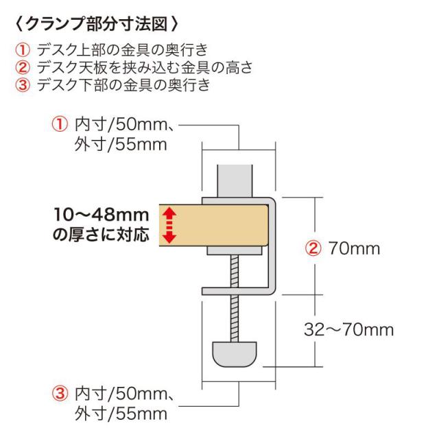 サンワサプライ CR-LACAM7 クランプ式カメラマウント（3関節タイプ）[CRLACAM7] 返品種別A_15