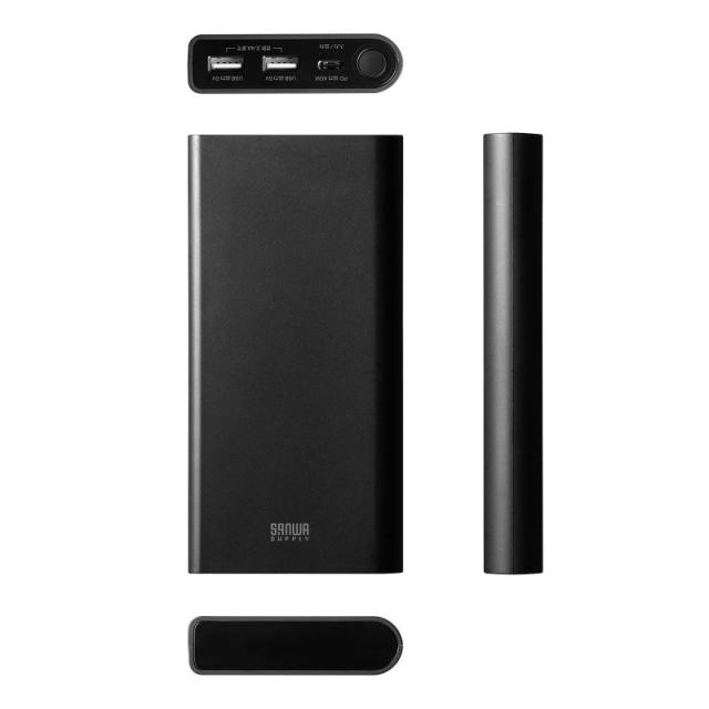 サンワサプライ BTL-RDC26 USB PD対応モバイルバッテリー（20100mAh 